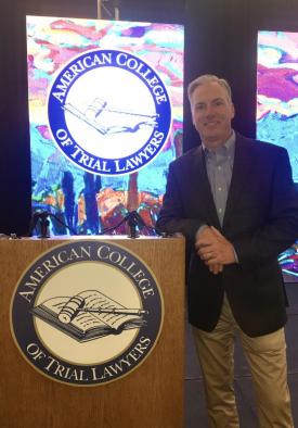 Bob Hickey at the American College Ceremony